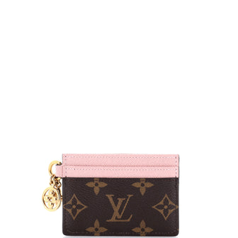 Louis Vuitton LV Charms Card Holder Monogram Canvas and Leather