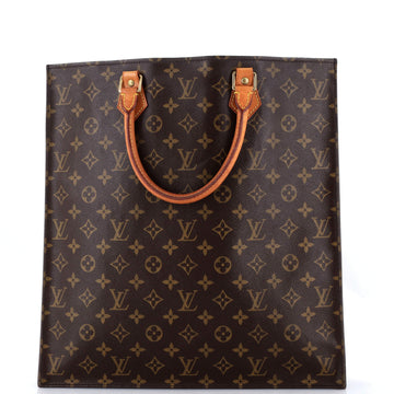 Louis Vuitton Sac Plat Bag Monogram Canvas