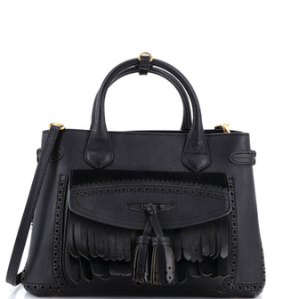 Burberry Brogues Tassel Banner Tote Leather Medium