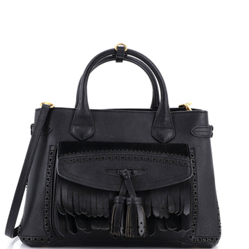 Burberry Brogues Tassel Banner Tote Leather Medium