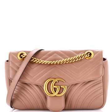 Gucci GG Marmont Flap Bag Matelasse Leather Small