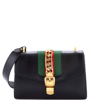 Gucci Sylvie Shoulder Bag Leather Small