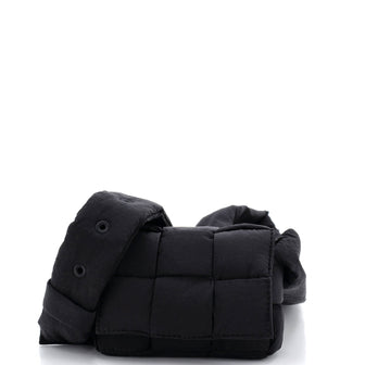 Bottega Veneta Cassette Crossbody Bag Maxi Intrecciato Nylon Extra Mini