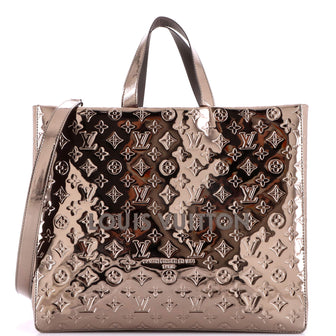 Louis Vuitton Shopper Tote Monogram Mirror Coated Canvas MM
