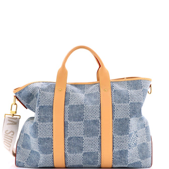 Louis Vuitton Weekend Tote NM Damier 3D Denim
