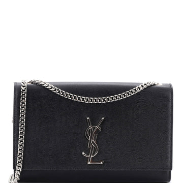 Saint Laurent Classic Monogram Crossbody Bag Grainy Leather Medium