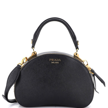 Prada Sidonie Convertible Bowler Bag Saffiano Leather Medium