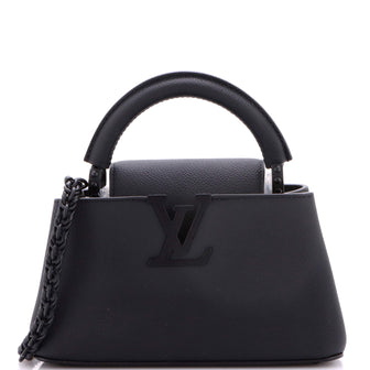 Louis Vuitton Capucines East West Bag Leather Mini