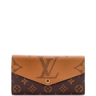 Louis Vuitton Sarah Wallet NM Reverse Monogram Giant and Monogram Canvas