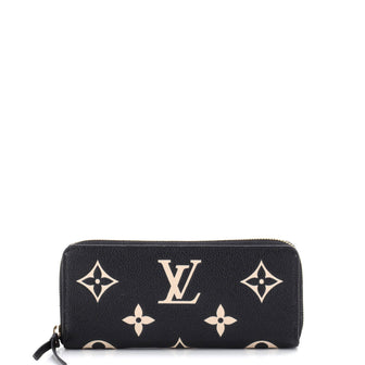 Louis Vuitton Clemence Wallet Bicolor Monogram Empreinte Giant