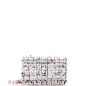 Chanel Charms Wallet on Chain Quilted Tweed