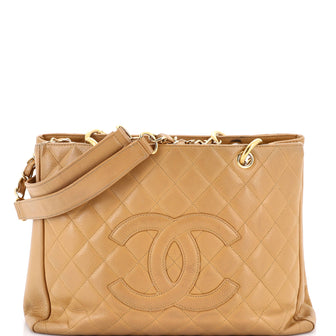 Chanel Grand Shopping Tote Quilted Caviar