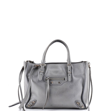 Balenciaga Papier A4 Zip Around Classic Studs Bag Leather Mini