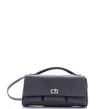 Balenciaga Bel Air Top Handle Flap Leather