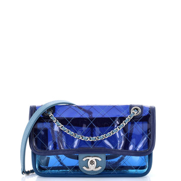 Chanel Coco Splash Flap Bag Quilted PVC With Lambskin Small