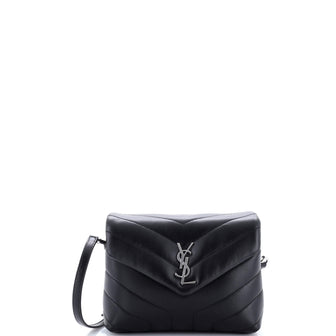 Saint Laurent Loulou Shoulder Bag Matelasse Chevron Leather Toy