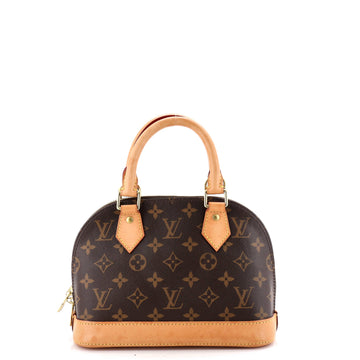 Louis Vuitton Alma Handbag Monogram Canvas BB
