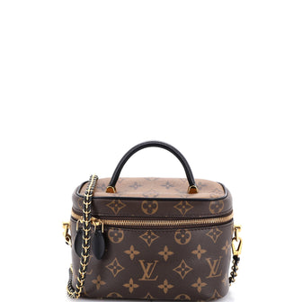Louis Vuitton Vanity Handbag Reverse Monogram Canvas PM