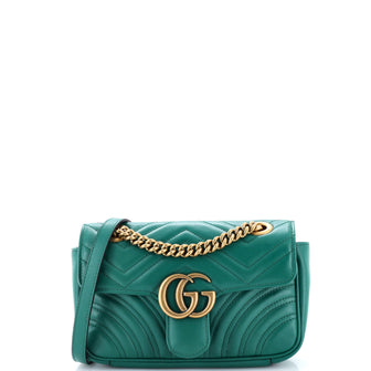 Gucci GG Marmont Flap Bag Matelasse Leather Mini