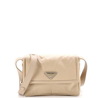 Prada Padded Flap Shoulder Bag Re-Nylon Small