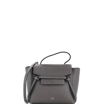 Celine Belt Bag Textured Leather Nano