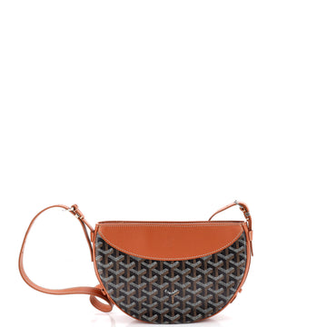 Goyard Hirondelle Shoulder Bag Coated Canvas and Leather