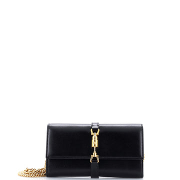 Gucci Jackie 1961 Continental Chain Wallet Leather