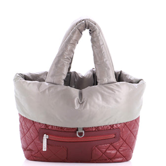 Chanel Coco Cocoon Reversible Tote Quilted Nylon Small