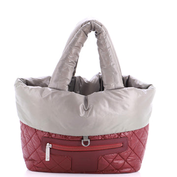 Chanel Coco Cocoon Reversible Tote Quilted Nylon Small
