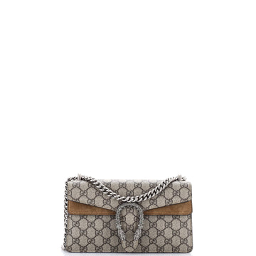 Gucci Dionysus Bag GG Coated Canvas with Crystal Embellished Metal Small