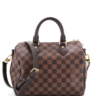 Louis Vuitton Speedy Bandouliere Bag Damier 25