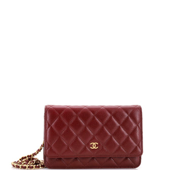 Chanel Wallet on Chain Quilted Caviar