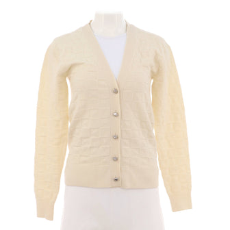 Hermes Women's Medor V-Neck Cardigan Wool Blend
