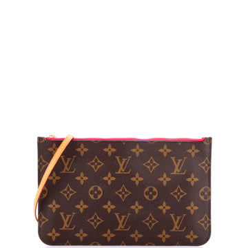 Louis Vuitton Neverfull Pochette Monogram Canvas Large