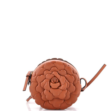 Valentino Garavani Atelier 03 Rose Edition Round Crossbody Bag Leather