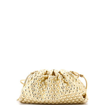 Bottega Veneta The Pouch Bubble Wrap Textured Leather Mini
