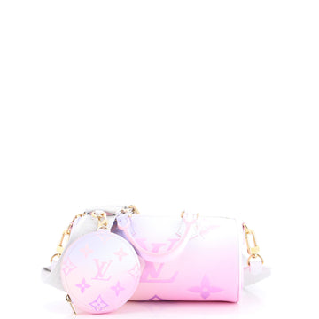 Louis Vuitton Papillon Handbag Spring in the City Monogram Giant Canvas BB
