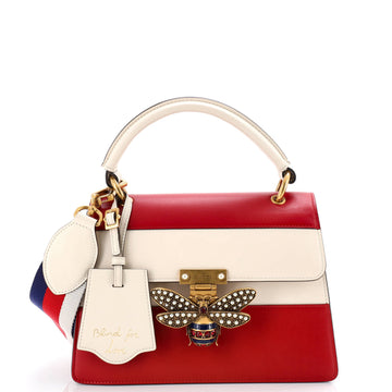Gucci Queen Margaret Top Handle Bag Colorblock Leather Small