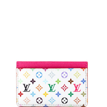 Louis Vuitton x Takashi Murakami Card Holder Monogram Multicolor with Leather