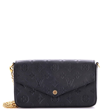 Louis Vuitton Felicie Pochette Monogram Empreinte Leather