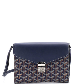 Goyard Chypre Wallet on Strap Coated Canvas with Leather