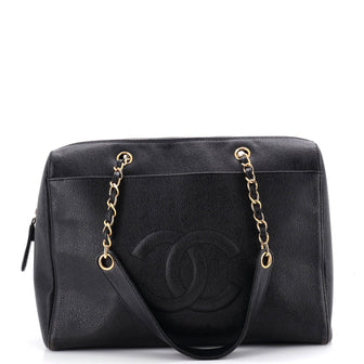 Chanel Vintage Timeless Zip Tote Caviar Medium