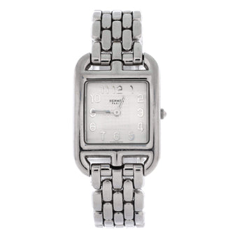 Hermes Cape Cod Quartz Watch Stainless Steel 23