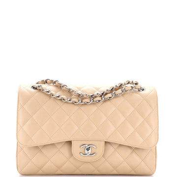 Chanel Classic Double Flap Bag Quilted Caviar Jumbo