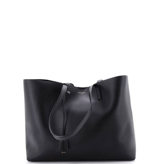 Saint Laurent Shopper Tote Leather Large