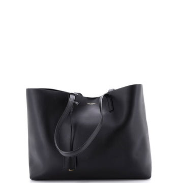Saint Laurent Shopper Tote Leather Large