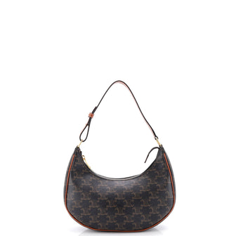 Celine Ava Bag Triomphe Coated Canvas Mini