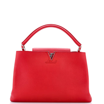 Louis Vuitton Capucines Bag Leather MM