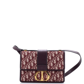Christian Dior 30 Montaigne Flap Bag Oblique Canvas