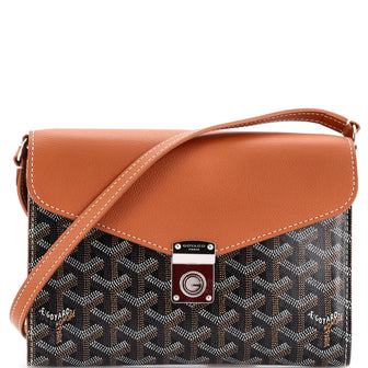 Goyard Chypre Wallet on Strap Coated Canvas with Leather